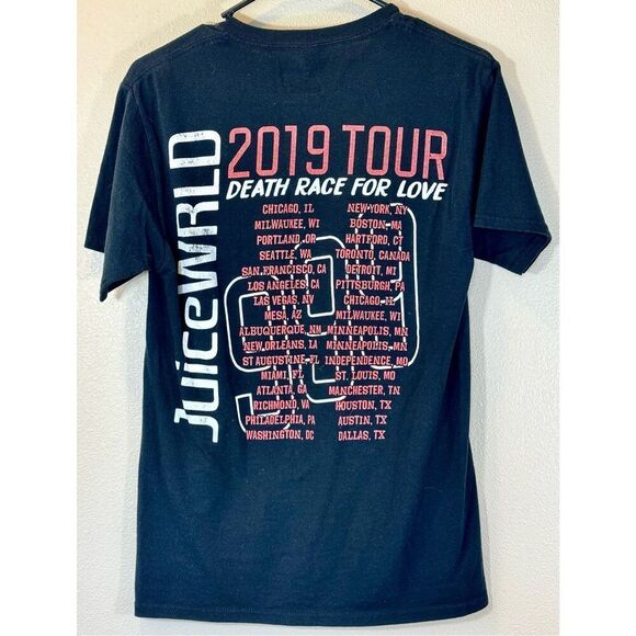 Juice Wrld Rare “Death Race For Love” 2019 Concert Merch Tour Shirt Men's Small - Picture 3 of 9